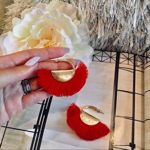 Vintage Fringing Drop Earrings, Tassel Earrings